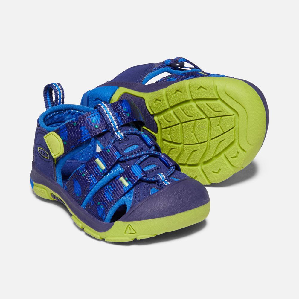 Sandales Keen Enfant Bleu/Vert | Newport H2 | PFTRV-4523